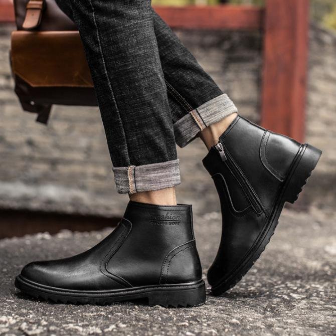 Giày Boot Nam - Chelsea Boots Nam PERIO GN378