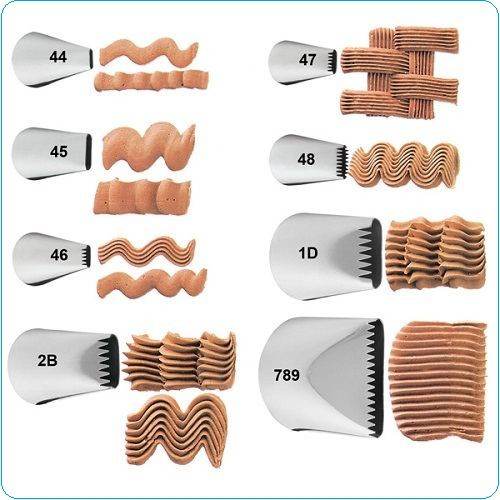 Đui đan giỏ 48, Đui hàng rào trang trí bánh bằng thép không gỉ đúc liền khối dày dặn, cứng cáp