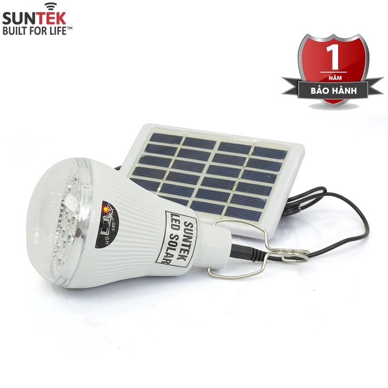 Bóng Đèn LED Tích Điện Năng Lượng Mặt Trời SUNTEK EP-020/EP-022 - Hàng chính hãng - Bảo hành 12 tháng