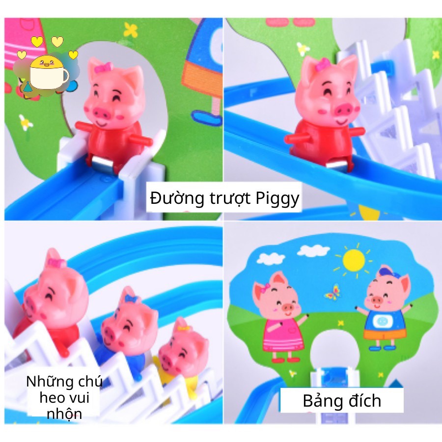 ĐỒ CHƠI HEO PEPPA LEO BẬC THANG