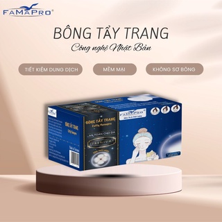 Bông tẩy trang famapro 80 miếng