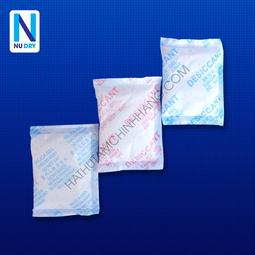 Gói Hút Ẩm Đóng Túi 500 Gram, Loại Gói 1/2/3/5/10/50/100/200gram Silica Gel -Hạt hút ẩm thực phẩm quần áo giày dép NUDRY