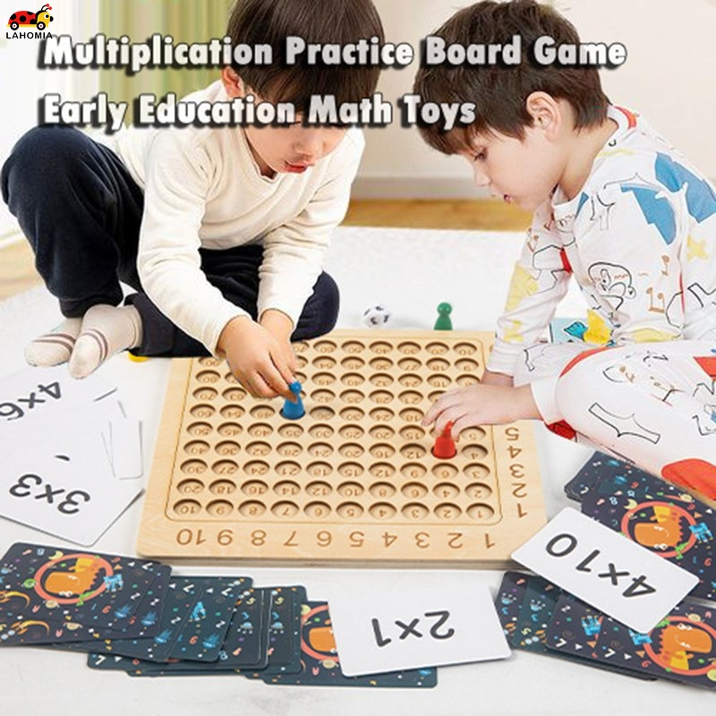 LAHOMIA Bảng gỗ học toán giáo dục theo phương pháp Montessori cho các bé mẫu giáo