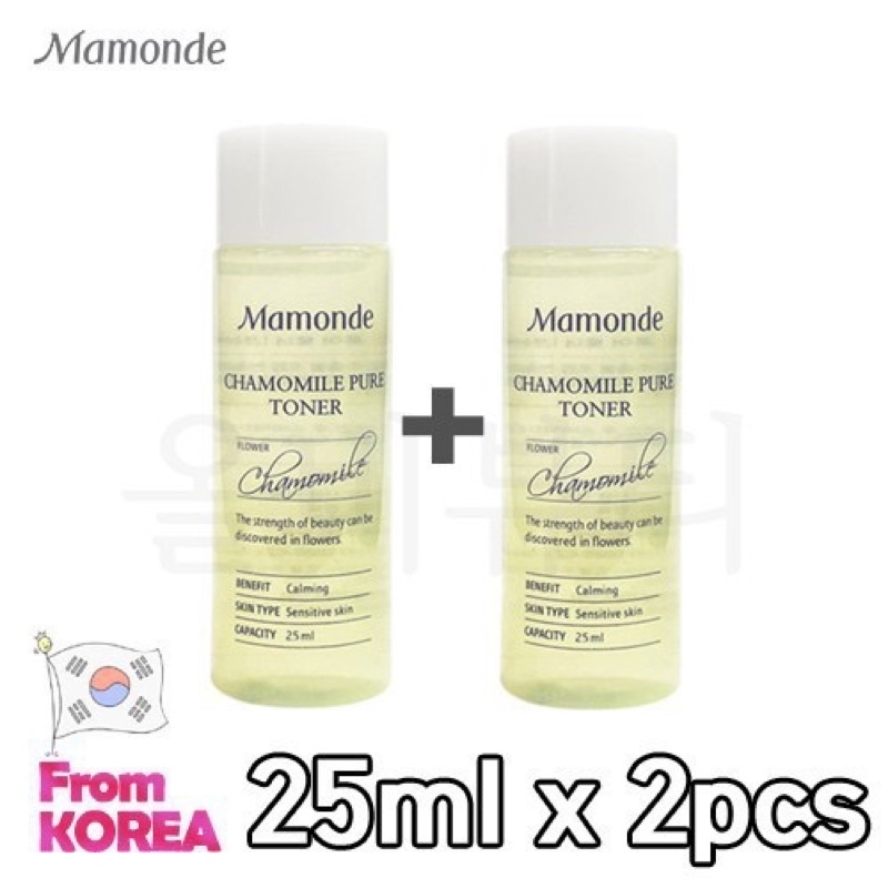 Nước hoa hồng toner Mamonde hoa cúc minisize 25ml - Duduhouse