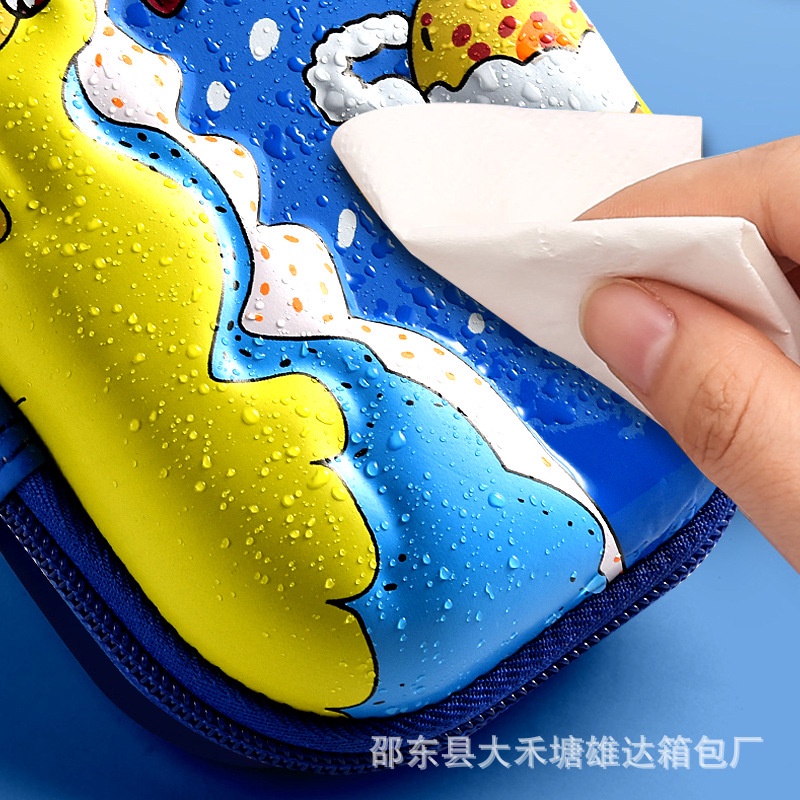 Hộp bút ví bút 3D cao cấp chống nước hình ô tô phi hành gia Ngựa Pony đáng yêu cho học sinh tiểu học