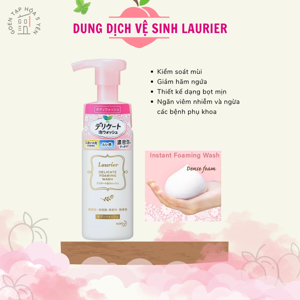 - DUNG DỊCH VỆ SINH LAURIER