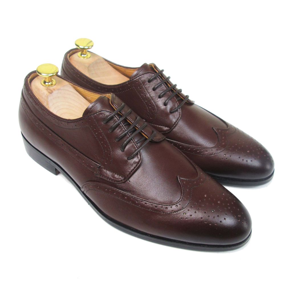 (Cao cấp) Giày Derby Toroshoes Da Bò M607.1 Nâu Xậm