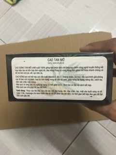 Cao gừng tan mở bụng( hàng công ty chính hảng)