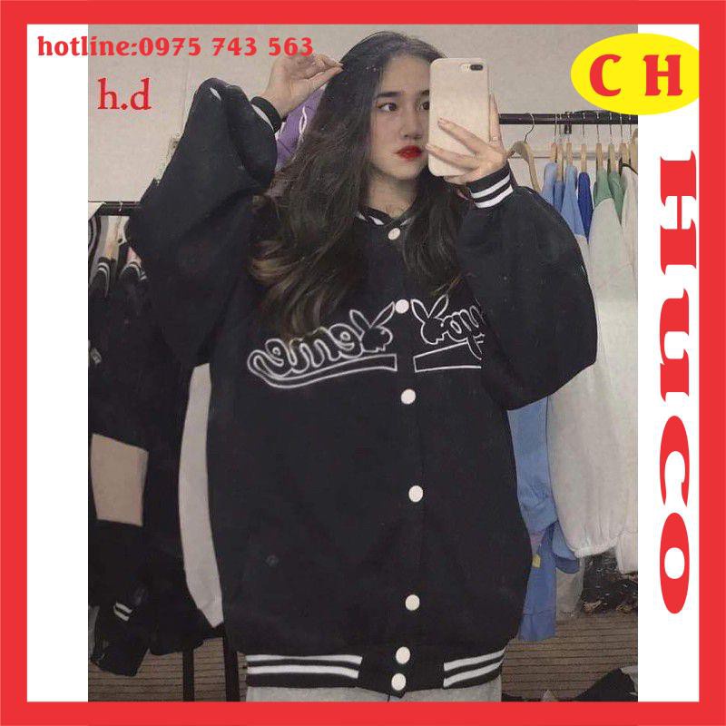 áo khoác bomber thời trang thu đông nam nữ - áo bomber gió, nỉ gấu hàng 1 lớp form rộng, unisex, freesize giá rẻ nhất❤❤