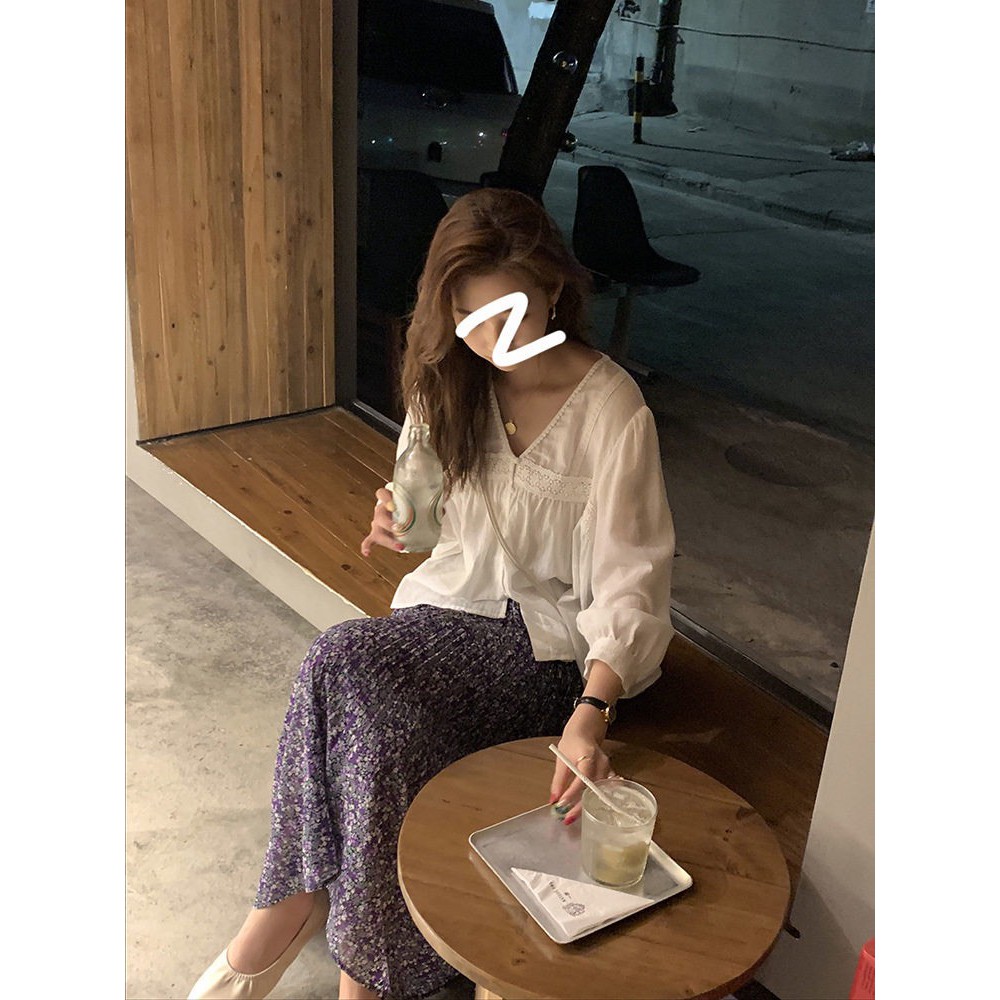 áo babydoll trắng tiểu thư hàng QC viền bèo A203,Áo sơ mi bèo babydoll viền bèo freeship50k freeship | BigBuy360 - bigbuy360.vn