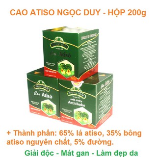 Cao atiso Ngọc Duy - Hộp 200gr