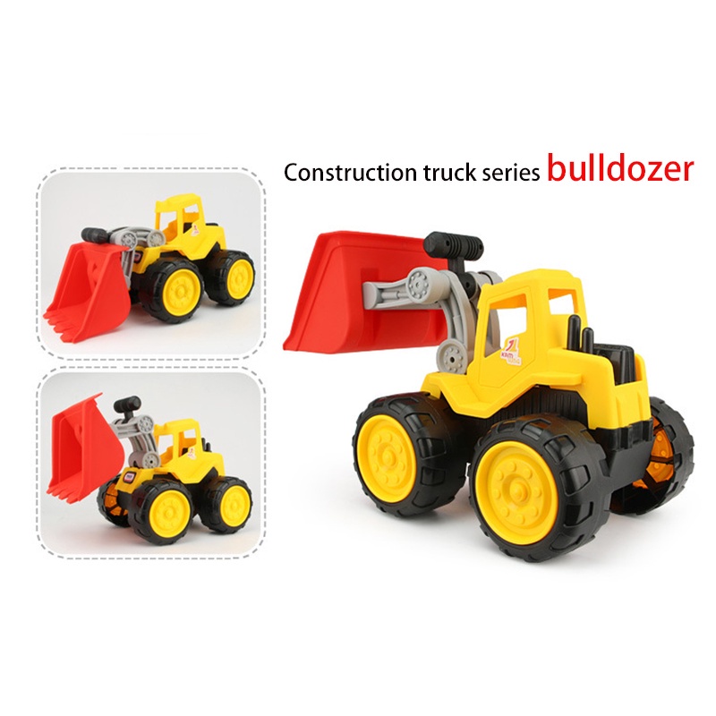 Mô Hình Xe Tải Xúc Đất Cỡ Lớn Chất Liệu Dày Dặn Độc Đáo Chống Rơi Cho Bé Trai