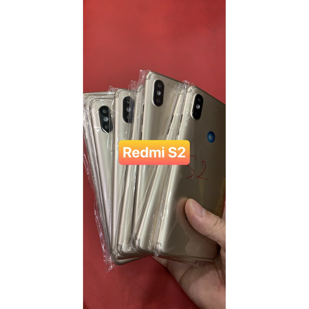 bộ vỏ Redmi S2 - xiaomi (gồm lưng,sườn,phím bấm và kính camera)