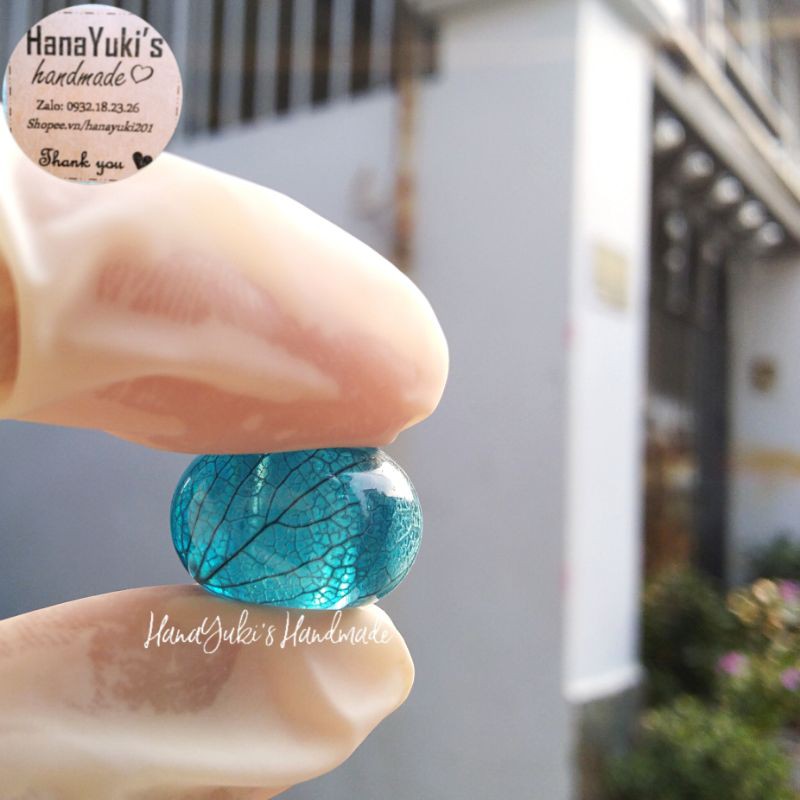 Khuôn silicon làm charm 6 hạt hình cầu lõi (5 - 6)mm dùng trong resin diy