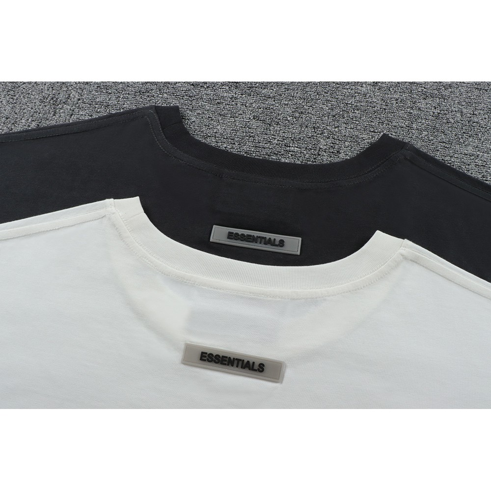 FEAR OF GOD FOG Fear Fog of God Essence Double Essence High Tide Tide Silicone Letters Short-sleeved T-shirt