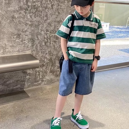 Quần short denim BXPB thời trang hè cho bé trai 3-15 tuổi