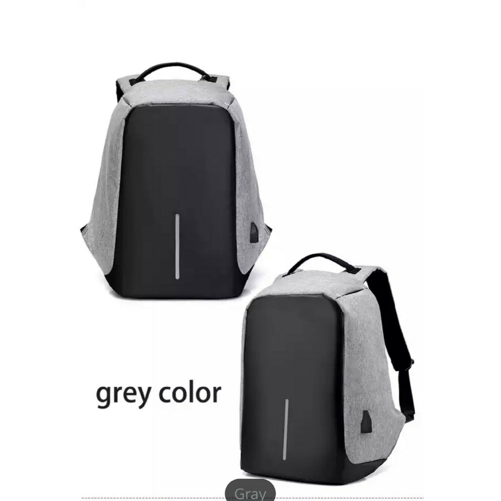 Anti-Theft Backpack Laptop Travel School Bag With USB Charging Port