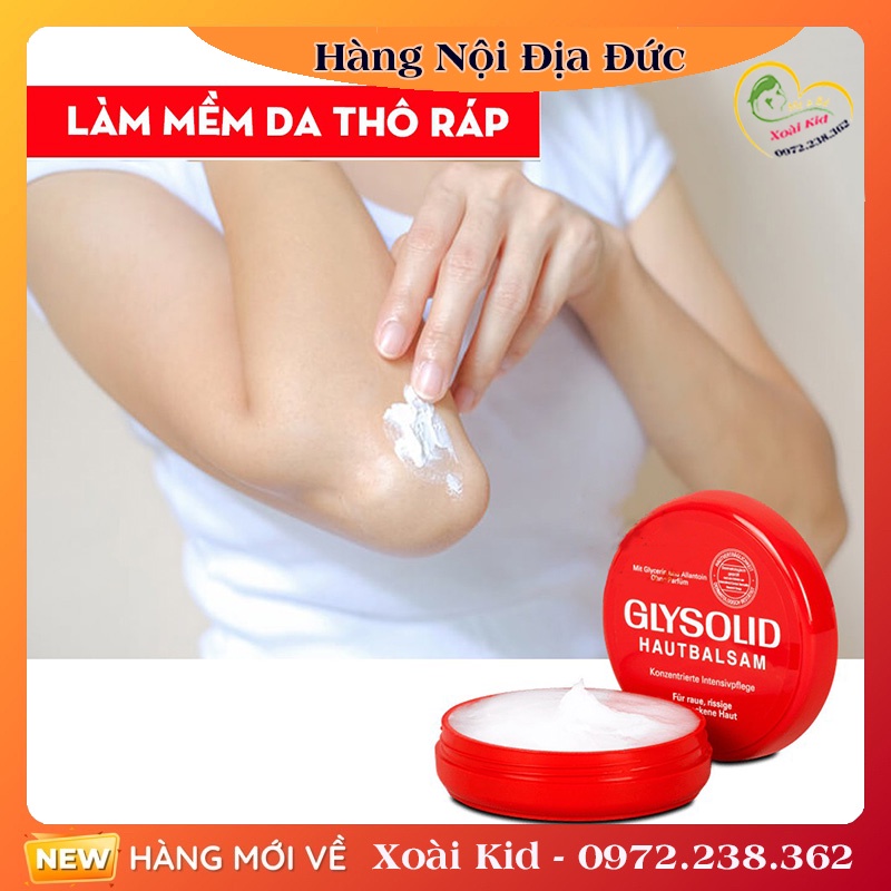 Kem dưỡng ẩm Glysolid Hautbalsam, 100 ml của Đức