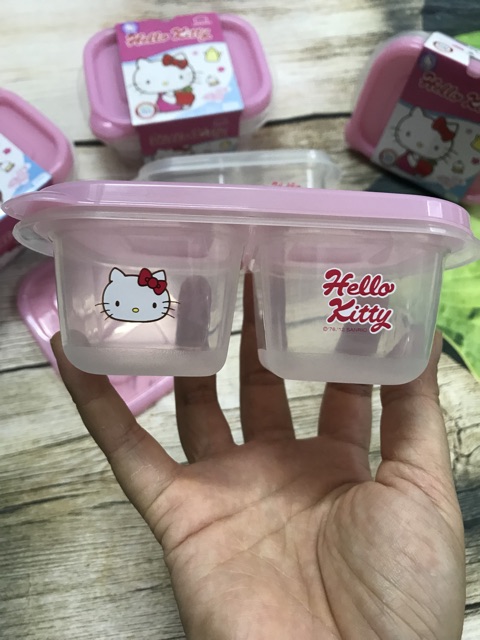 Set Hộp trữ thực phẩm locknlock hello kitty 260ml | BigBuy360 - bigbuy360.vn