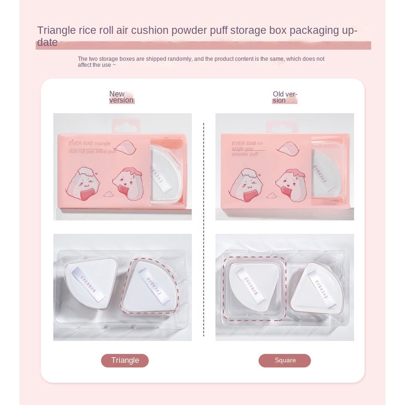 Mút Tán Kem Nền Dạng Nước Everbab