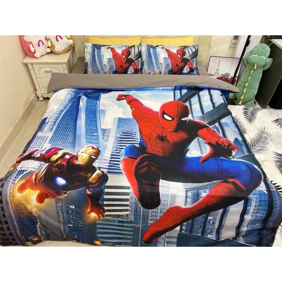 Bộ Chăn Ga Gối Cotton Tina 5D Siêu Hót