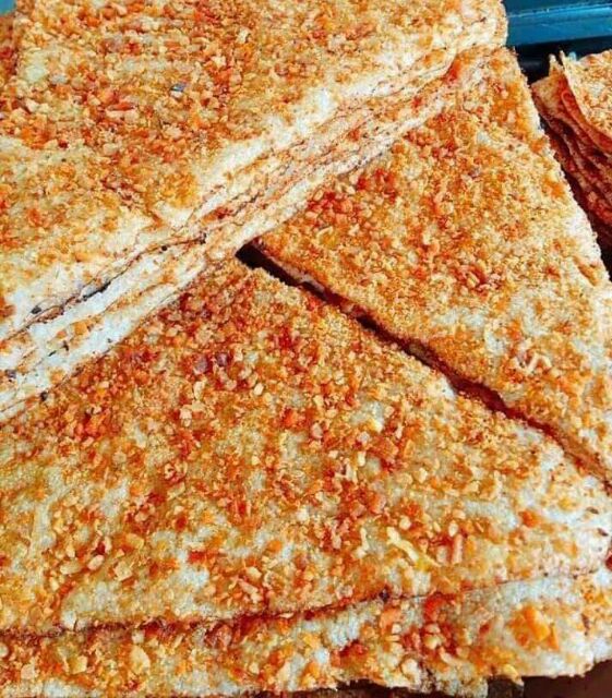 1 bịch Bánh tráng sate bò khô Đà Lạt