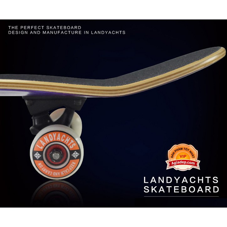 Ván trượt chuyên nghiệp SkateBoard (Phi thuyền mặt đất Landyard) - Thông minh của Agiadep