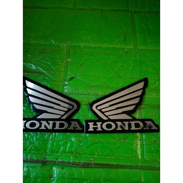 Bộ tem nổi cánh chim honda  hợp kim nhôm cao cấp