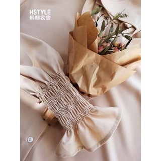 Áo sơ mi Hstyle vài mỏng bóng nhẹ