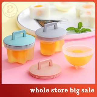 Khuôn hấp trứng nhiều hình dạng tiện dụng cho nhà bếp/Khuôn hấp trứng, làm bánh cho bé (bộ 4 khuôn nhựa kèm chổi silicon quét dầu)/Khuôn hấp trứng, đậu hũ non kèm chổi phết dầu chịu nhiệt cho bé