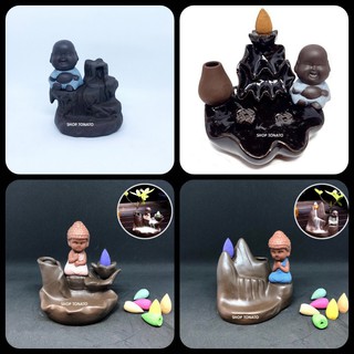 XÔNG TRẦM THÁC KHÓI TRẦM HƯƠNG SỨ 02,03,07,08 NT TẶNG 3 NỤ TRẦM