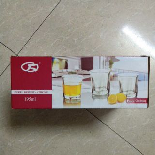 Bộ 6 cốc Thủy Tinh (cao cấp)