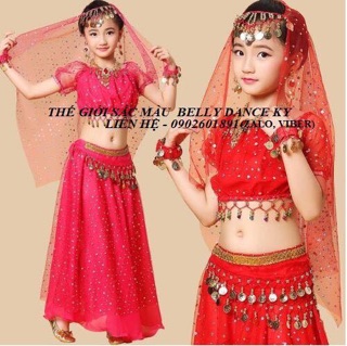 Đồ múa bụng belly dance trẻ em