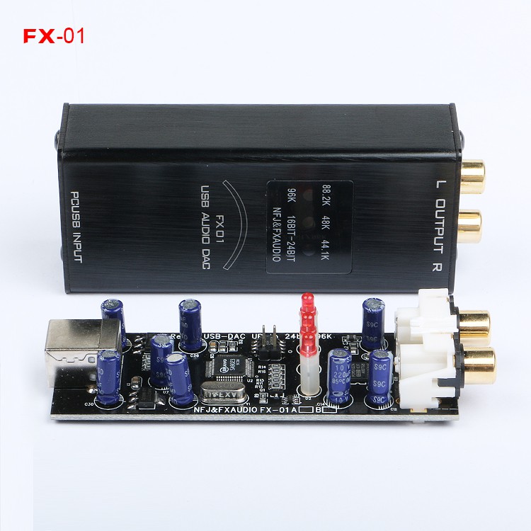 Usb Khuếch Đại Âm Thanh Fx-Audio Fx-01 Usb Dac Sa9023 Pcm5102 24bit 96k