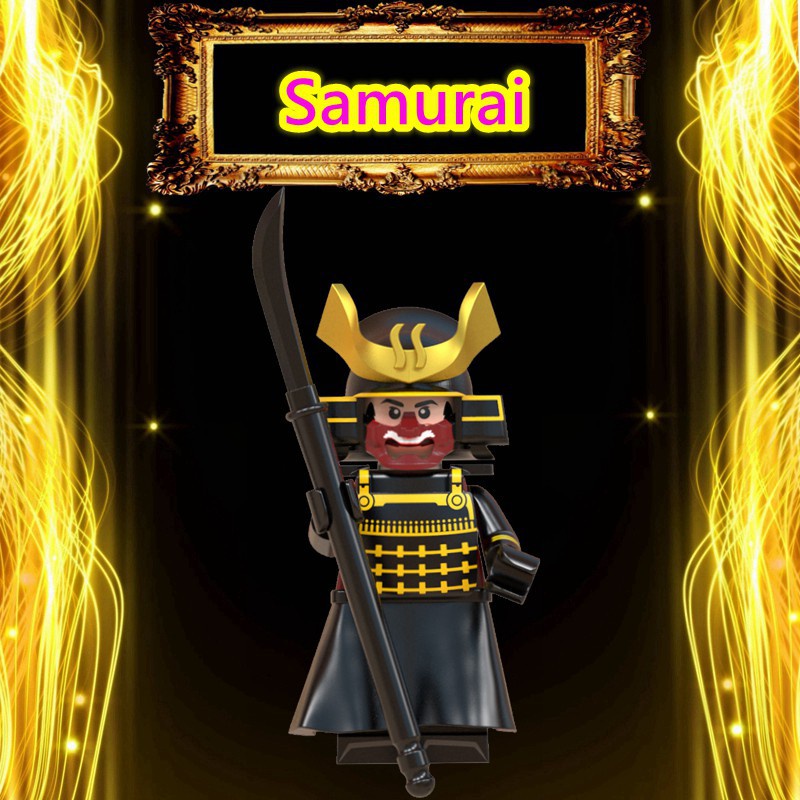Đồ Chơi Lắp Ráp Mô Hình Samurai Dùng Làm Quà Tặng Sinh Nhật Cho Bé