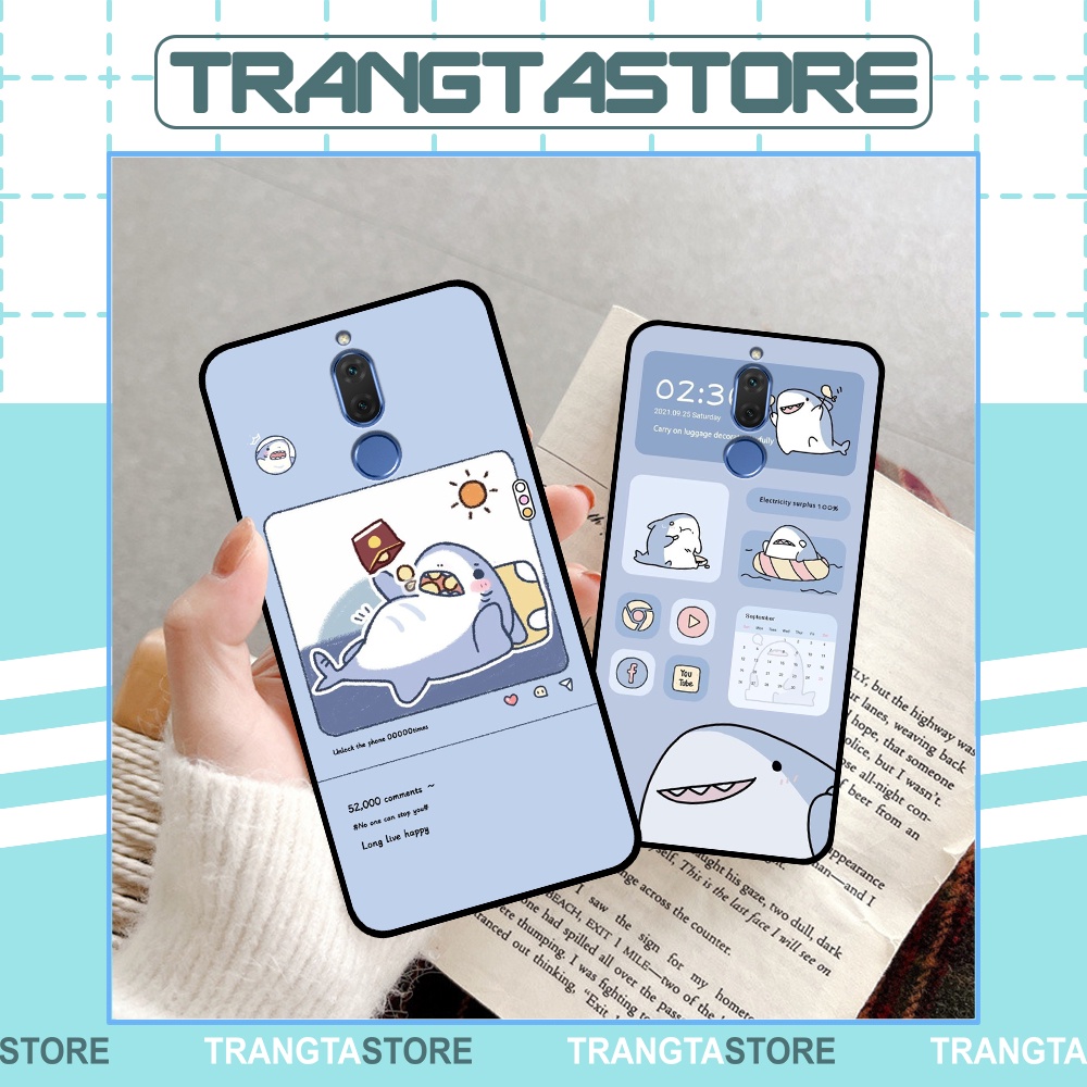 Ốp Huawei Nova 2i in hình nền cá mập đáng yêu giá rẻ