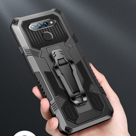 Ốp Điện Thoại Pc+Tpu Có Vòng Đỡ Bảo Vệ Cho LG K41S K51S K51 K61 K31 Stylo 6 7 4G5G Aristro 5 Pro