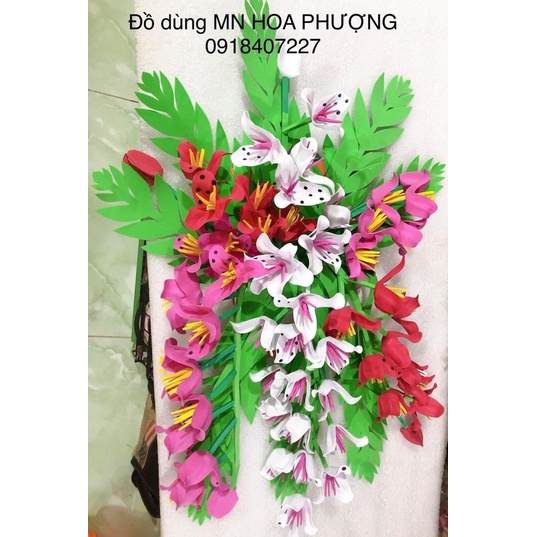 Hoa Lan bằng xốp bitis treo tường giành cho GVMN