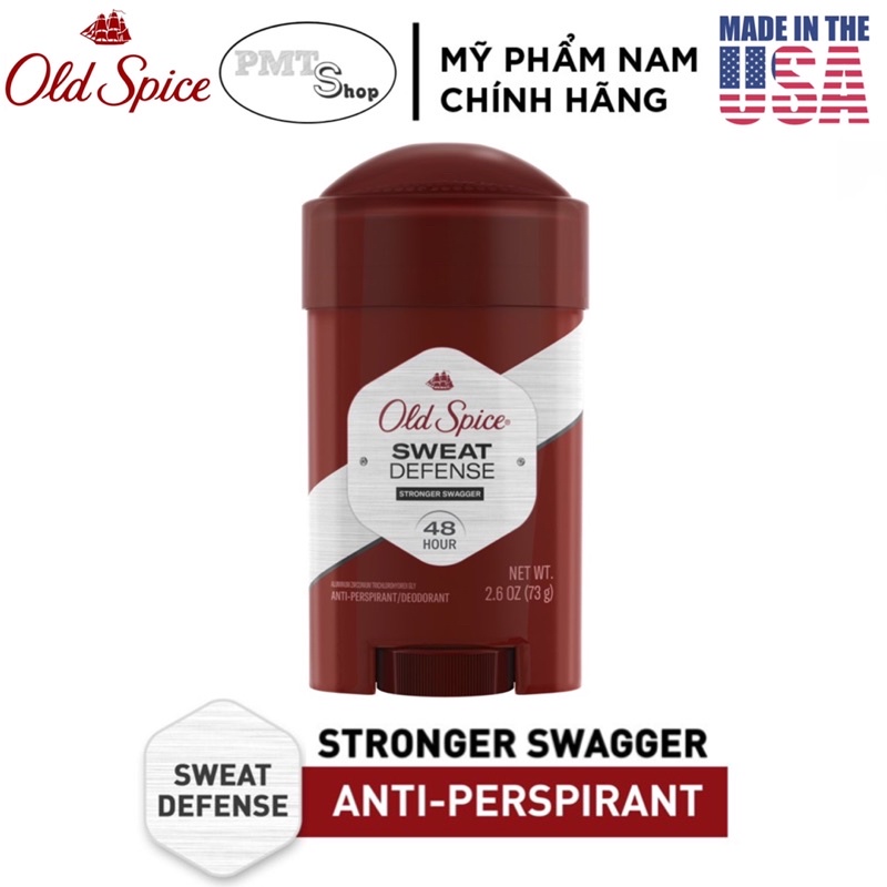 Lăn Sáp khử mùi nam Old Spice Red Collection 85g (sáp xanh) Swagger , Aqua Reef , After Hours , Captain