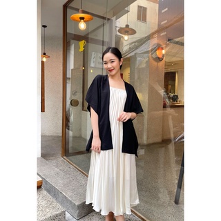 OLV - Áo khoác Black Plain Kimono Coat