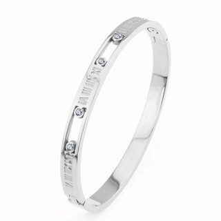 Vòng tay Titan số La Mã VT148 (màu bạc) - muasamhot1208