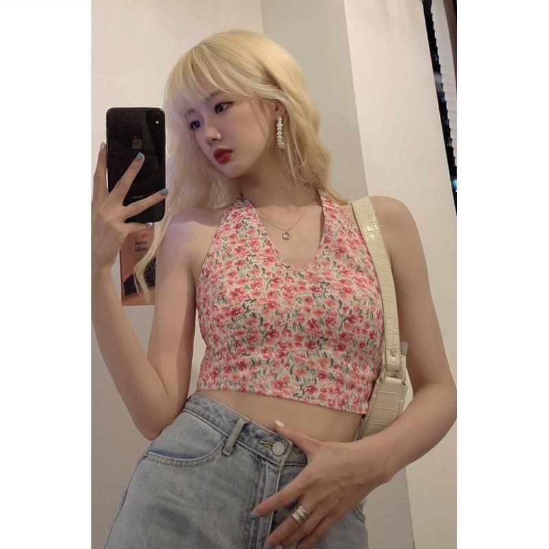 [Mã FAMAYWA giảm 10K đơn 50K] Áo Dây Họa Tiết Hoa Thời Trang Mùa Hè 2021 | BigBuy360 - bigbuy360.vn