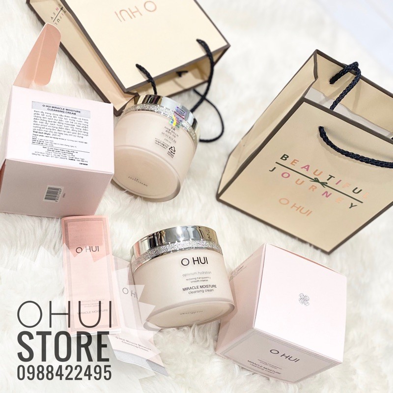 Kem tẩy trang dưỡng ẩm OHUI Miracle Moisture Cleansing Cream 200ml