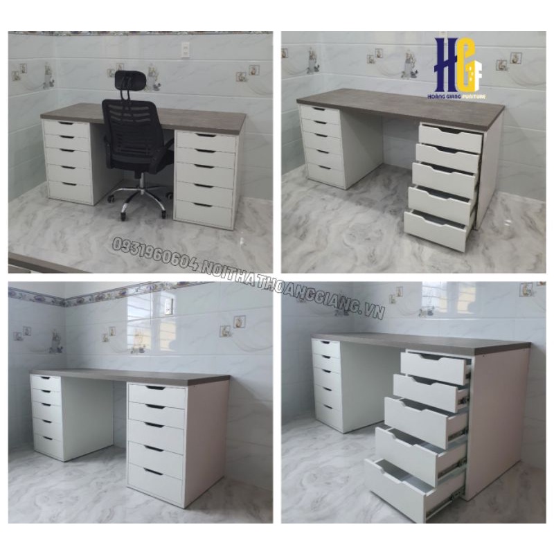 Bàn làm việc Ikea full size, mặt bàn chống ẩm,