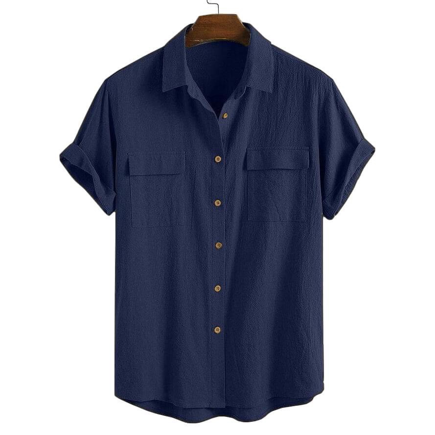 [Fashion] Áo đũi nam cổ bẻ , áo sơ mi đũi, Áo có cổ túi hộp cực hot | BigBuy360 - bigbuy360.vn