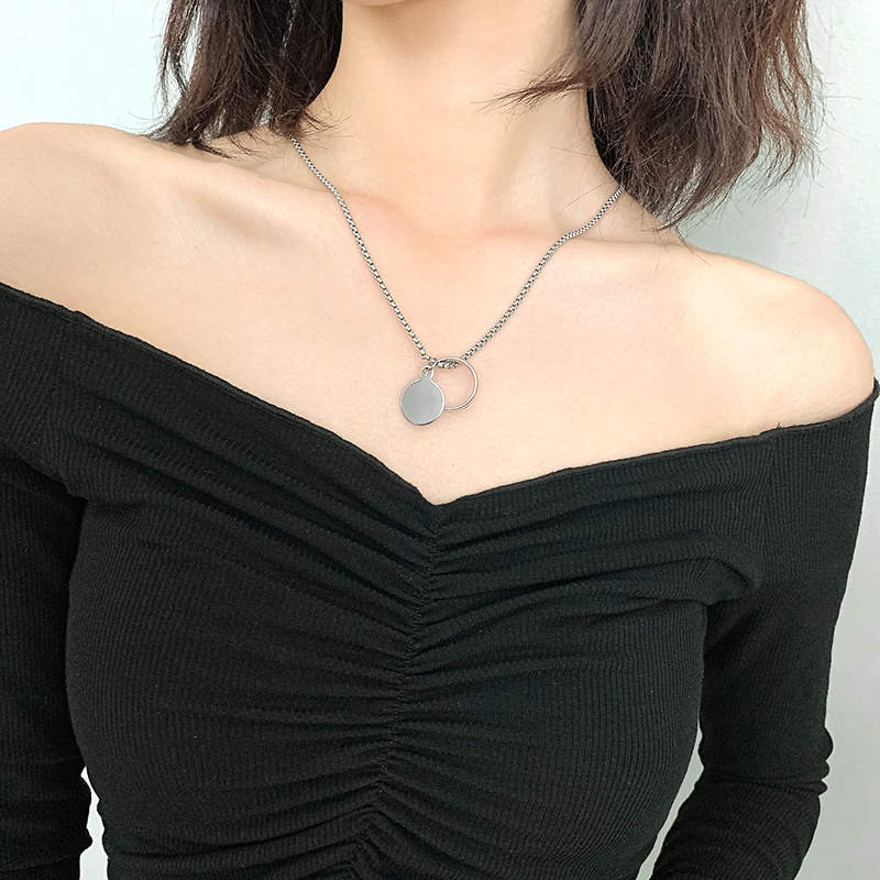 Vòng cổ thiết kế đơn giản phong cách hip hop cá tính