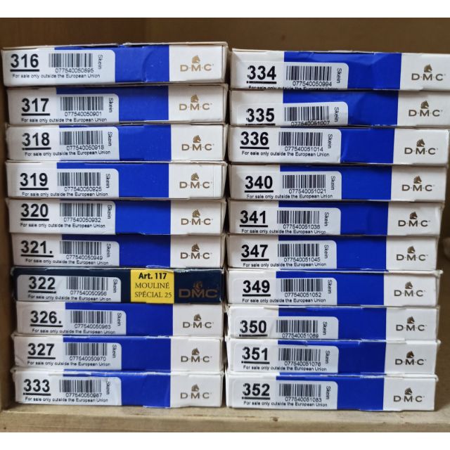 Chỉ thêu DMC chính hãng Pháp .Chọn theo mã màu