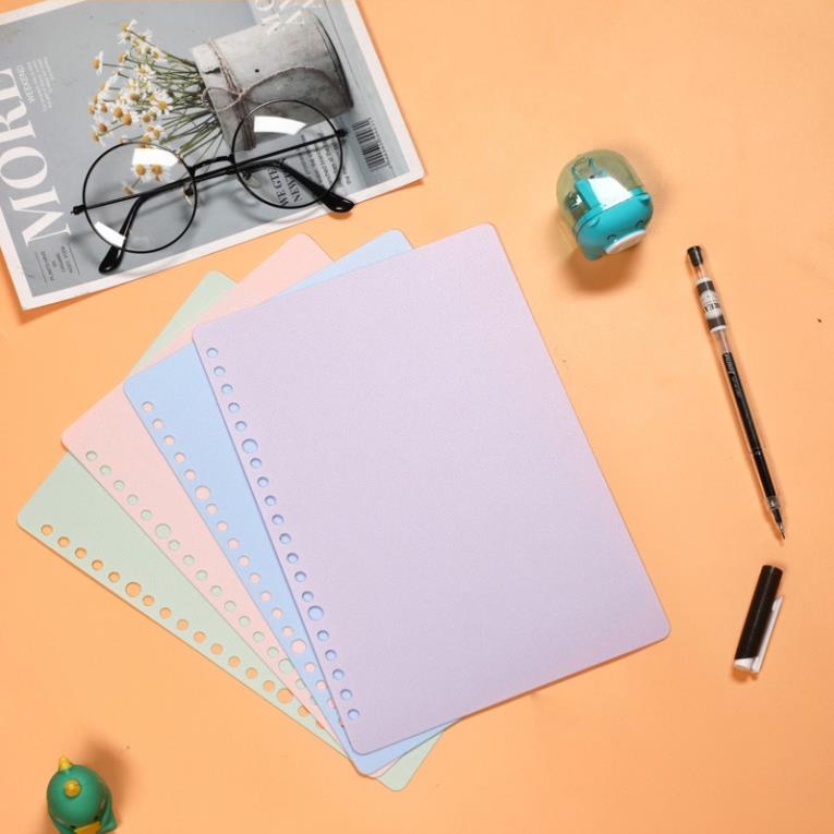 Sổ còng A5 KOLANO bìa sổ còng binder 20 lỗ nhiều màu kèm phụ kiện ngăn trang, giấy, lõi còng SN-001383