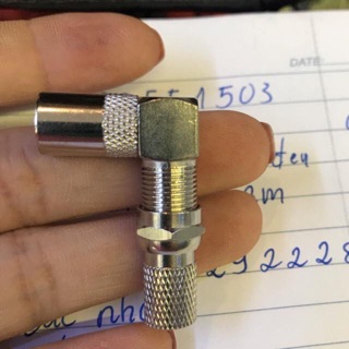 Jack cắm tivi cong vặn F5