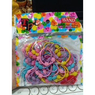 Set 50 Chun Buộc Tóc Cho Bé Nhiều Hình Cực Cute